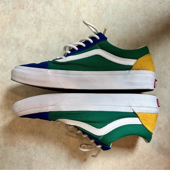 Vans Old Skool Yacht Club Multicolor Canvas Sneakers Mens 6 Womens 7.5 Unisex - Picture 2 of 7
